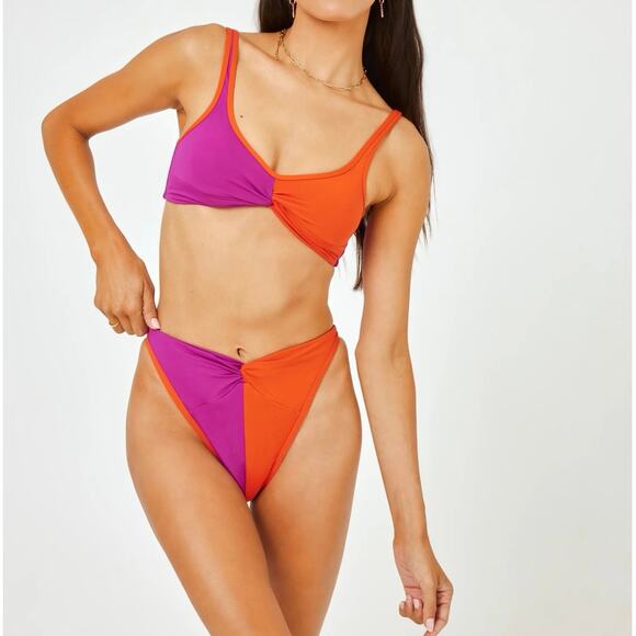 l*space Other - L*Space 2 Piece Cardi Twist Top Jada Bisty Bottom Berry-Pimento size Small